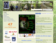 Tablet Screenshot of joggerscouesnon.fr